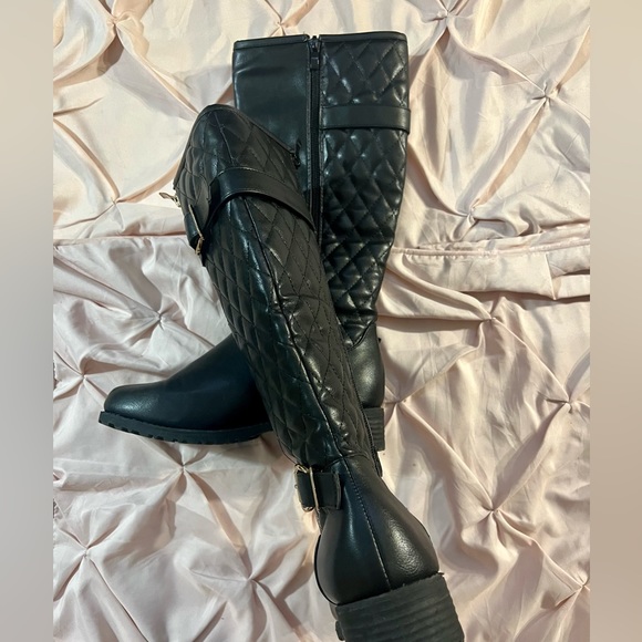 Black Moto style boots (6) - Picture 5 of 10